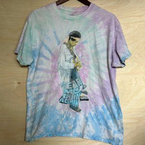 ❤️ Jimi Hendrix Tie Dye Pastel Color T-Shirt Hear My Train A Coming Men's Size M